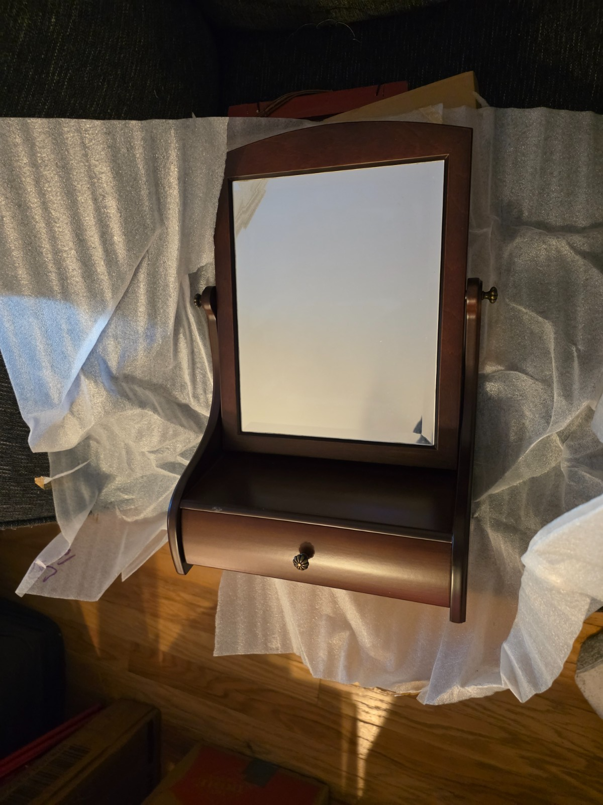 Vintage Bombay Jewelry Box with Mirror