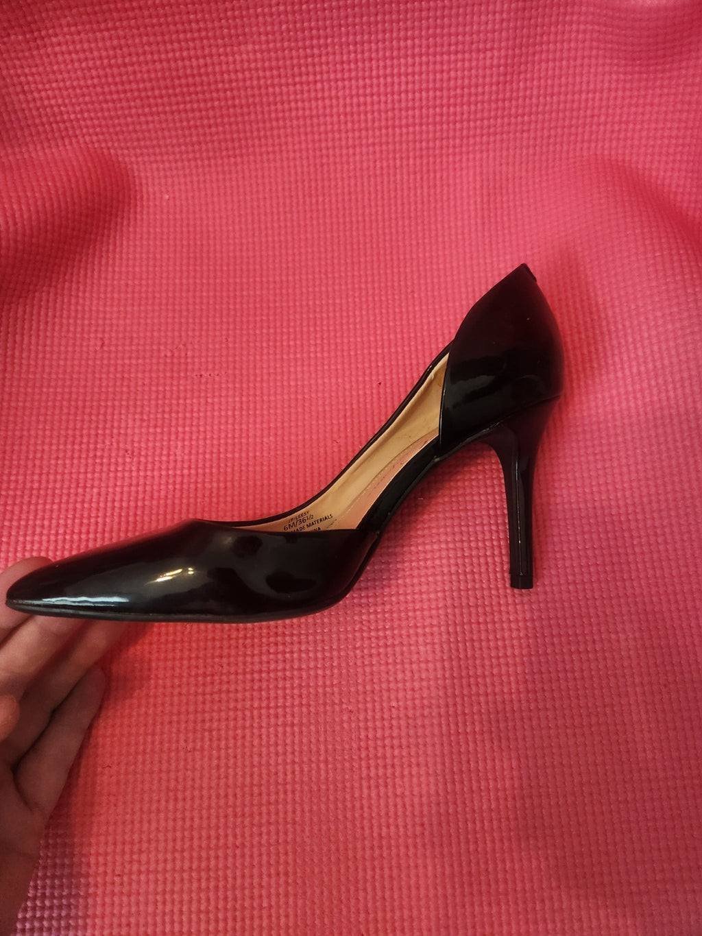 Jessica Simpsons Red or Black Patent Leather High Heels size 6