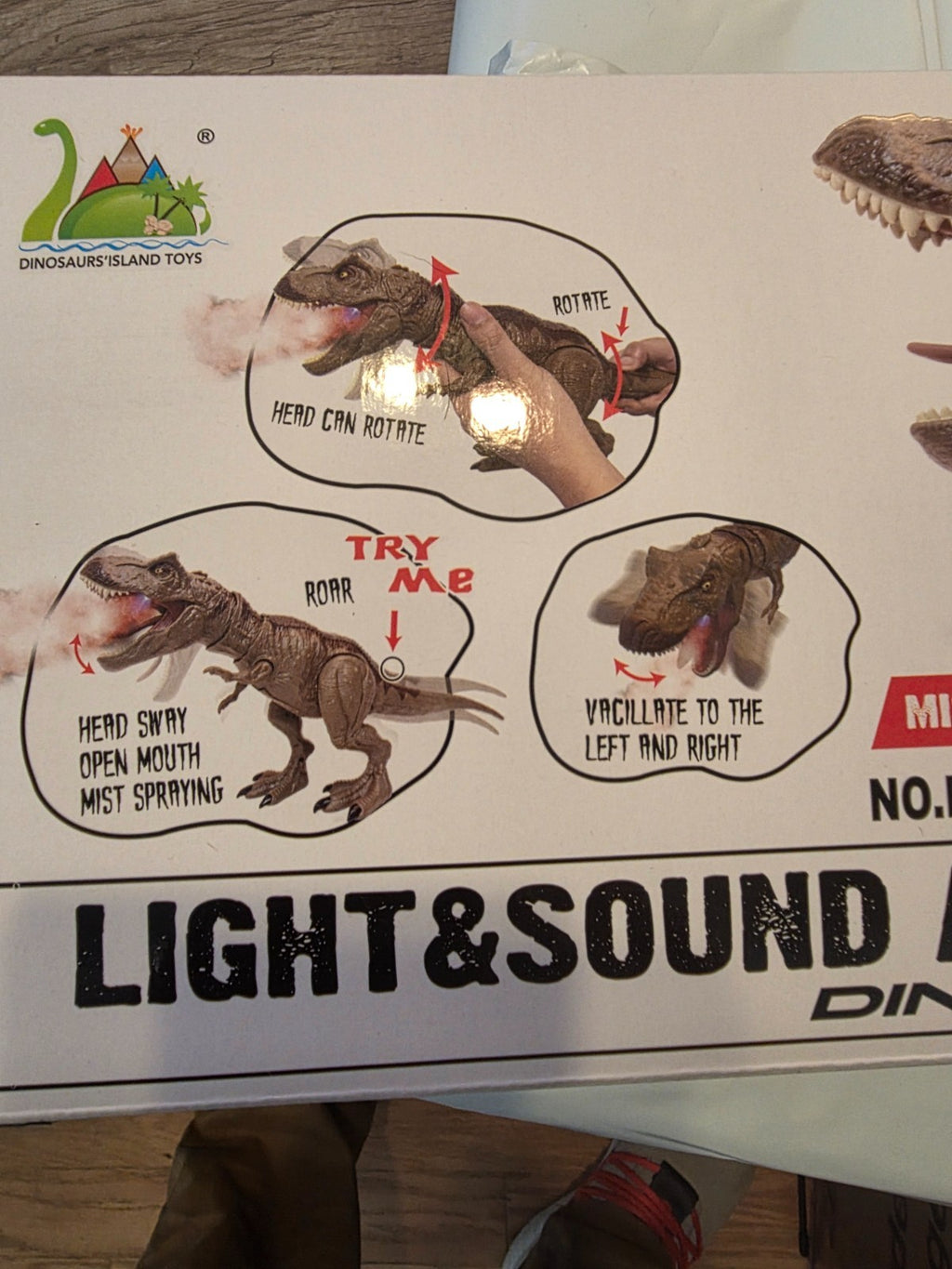 Mist spraying T-Rex