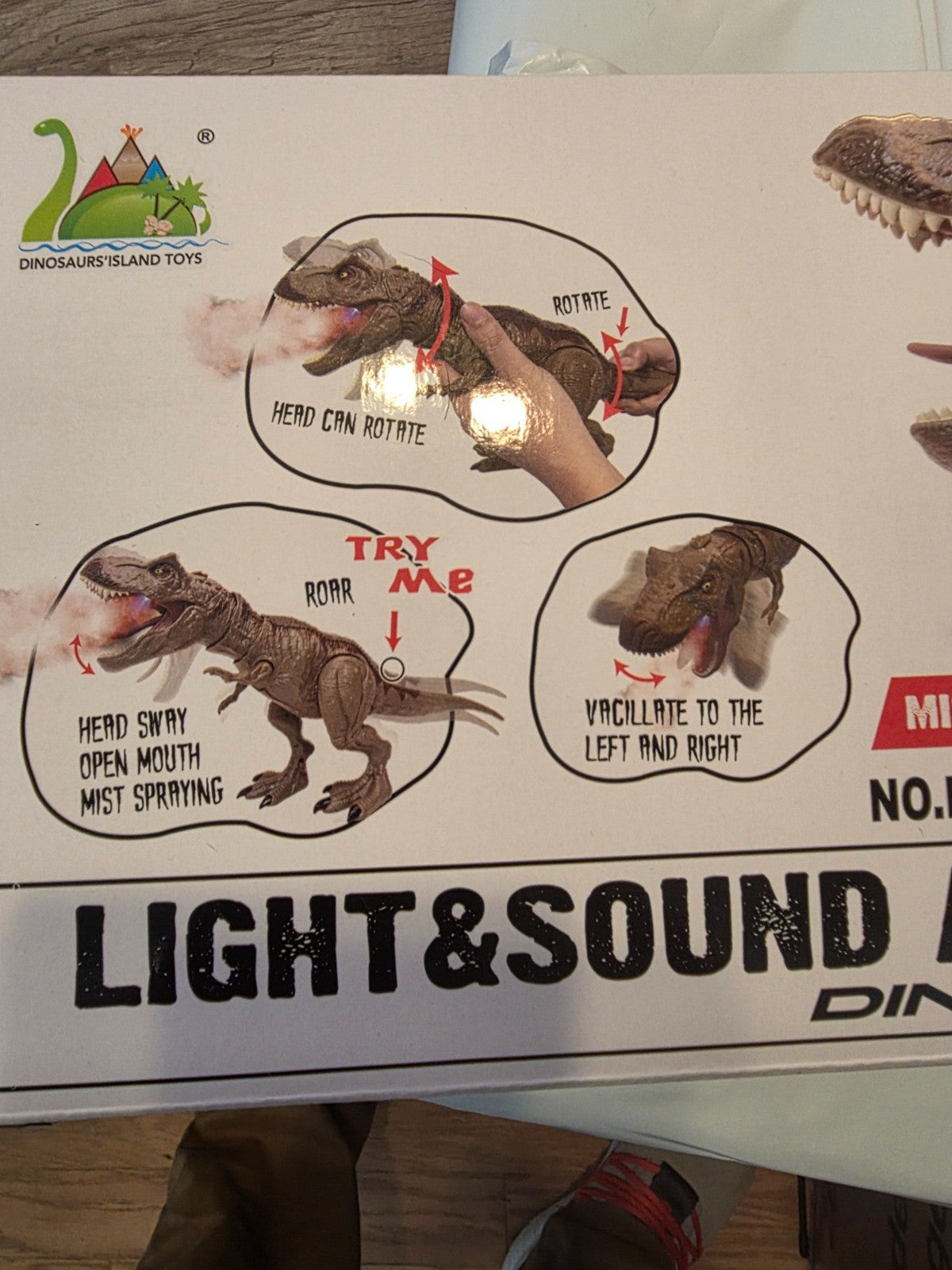Mist spraying T-Rex