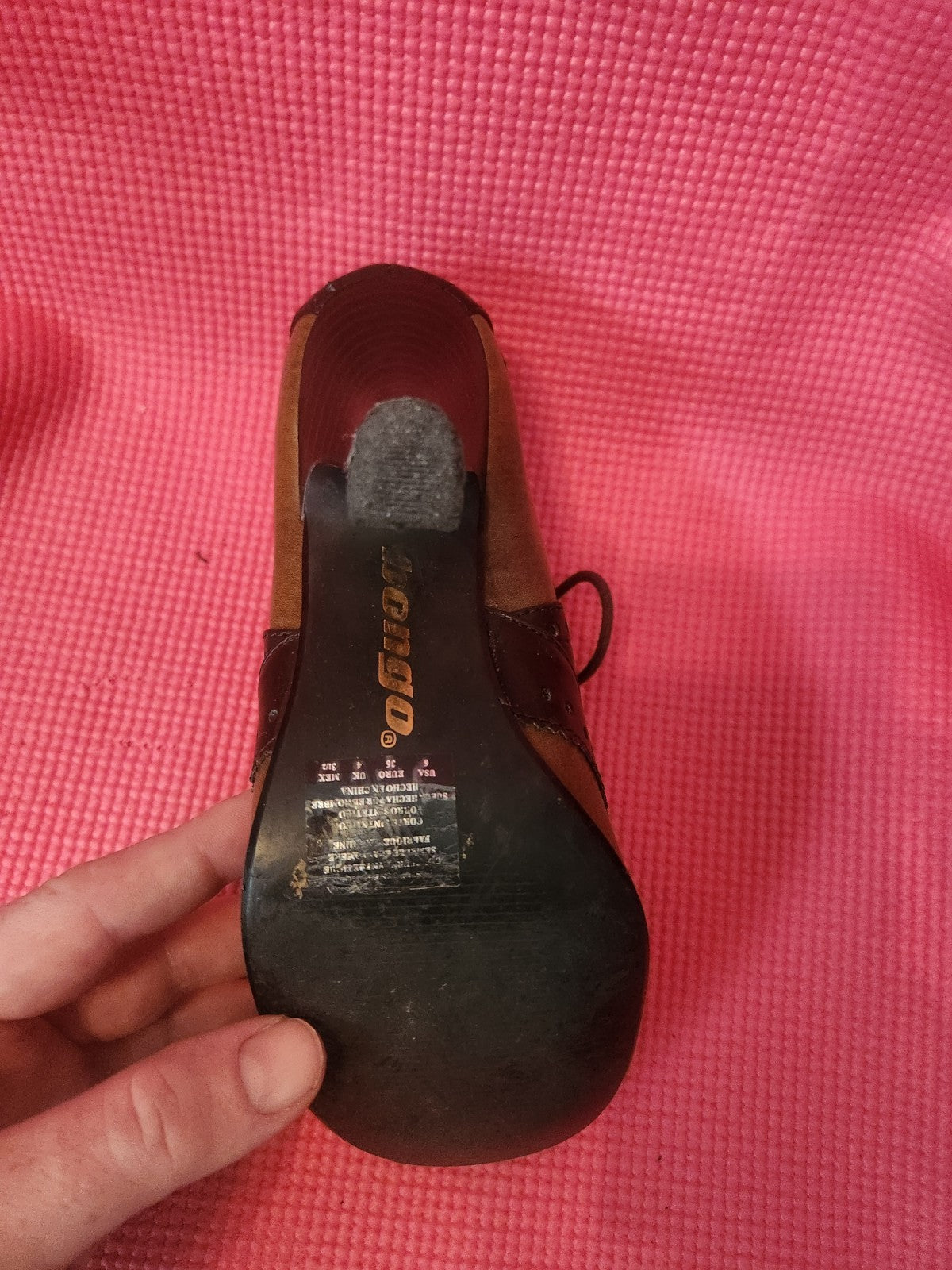 Bongo Black/Brown Womens size 6 Shoes