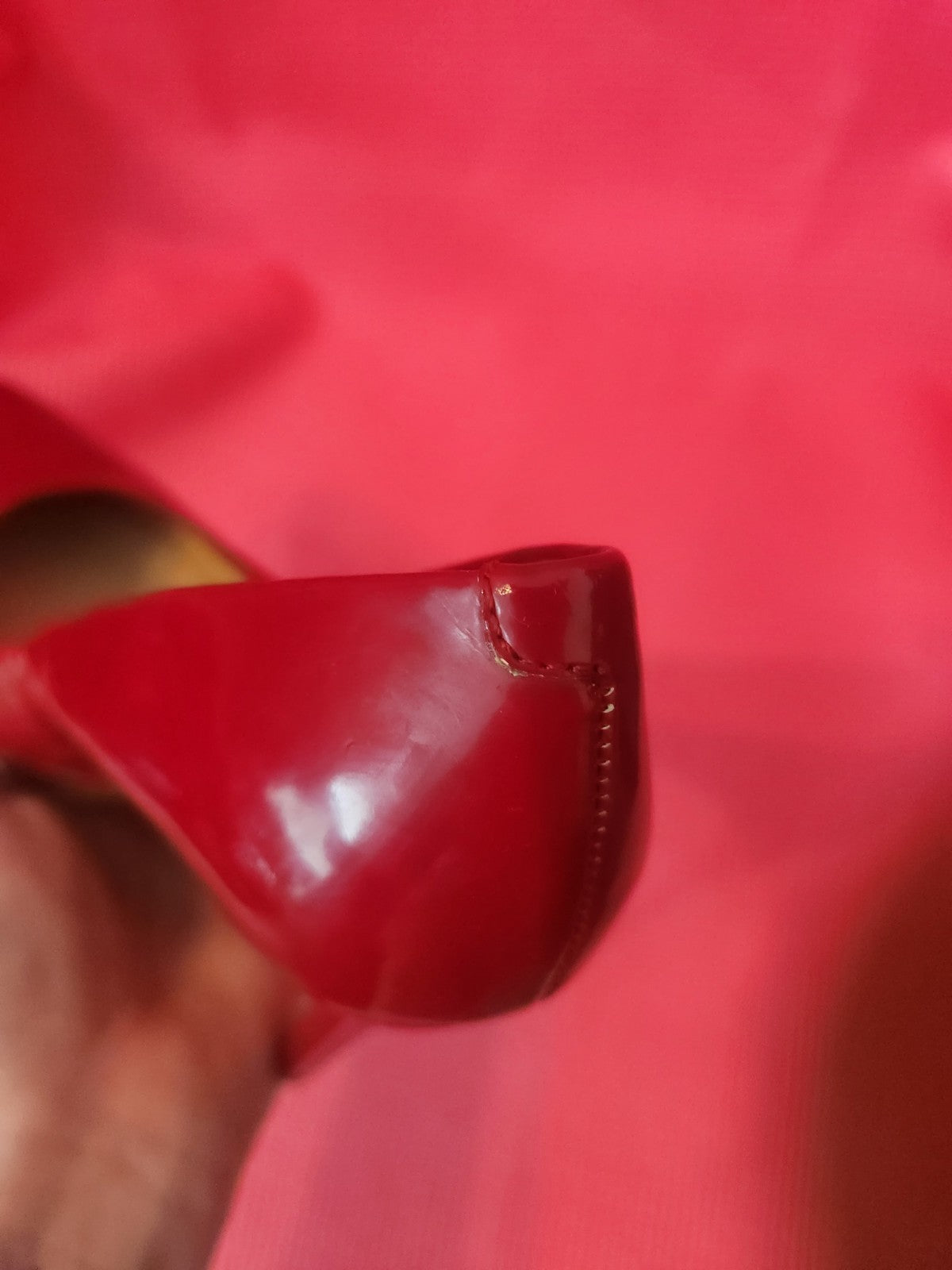 Jessica Simpsons Red or Black Patent Leather High Heels size 6