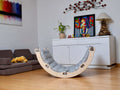 Climbing Arch / Rocker with Dinosaur Pattern Pillow