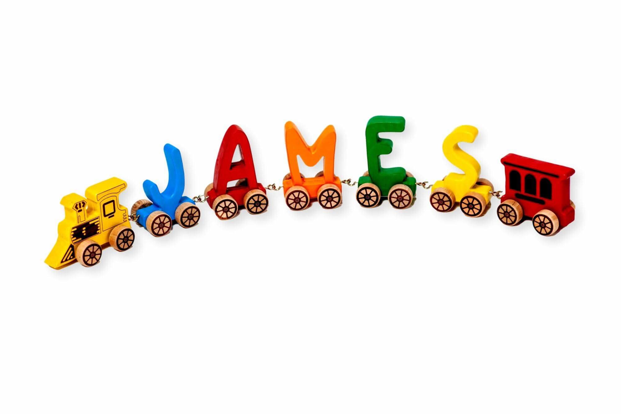Wooden Letter Train Puzzle